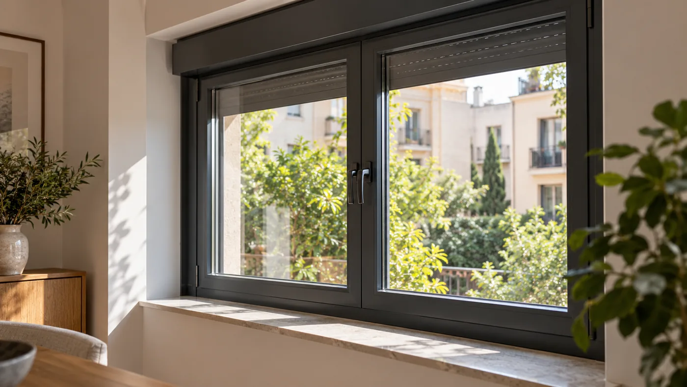 Imagen de inspiración de ventana con sus encuentros y remates interiores